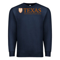 Navy The University of Texas Austin Premium Sweatshirt - linhVisuals