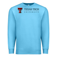 Ocean Blue Texas Tech University Premium Sweatshirt - linhVisuals