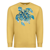 Antique Gold ocean sea turtle Premium Sweatshirt - linhVisuals