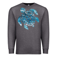 Charcoal Heather ocean sea turtle Premium Sweatshirt - linhVisuals