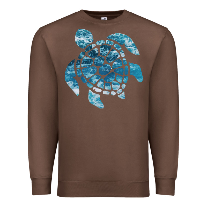 Ocean Sea Turtle Premium Sweatshirt by linhVisuals | Teevron