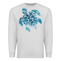 Dove Grey ocean sea turtle Premium Sweatshirt - linhVisuals