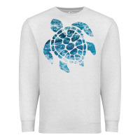Oatmeal Heather ocean sea turtle Premium Sweatshirt - linhVisuals