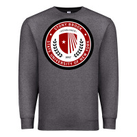 Charcoal Heather Stony Brook University Premium Sweatshirt - linhVisuals