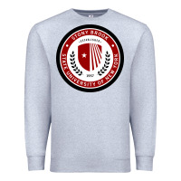 Heather Grey Stony Brook University Premium Sweatshirt - linhVisuals