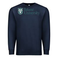 Navy Tulane University Premium Sweatshirt - linhVisuals