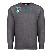 Charcoal Heather Tulane University Premium Sweatshirt - linhVisuals