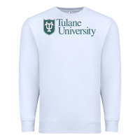 White Tulane University Premium Sweatshirt - linhVisuals