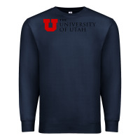 Navy The University of Utah Premium Sweatshirt - linhVisuals