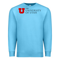 Ocean Blue The University of Utah Premium Sweatshirt - linhVisuals