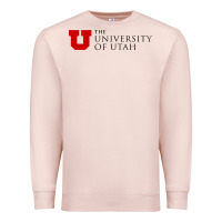 Pale Pink The University of Utah Premium Sweatshirt - linhVisuals