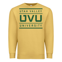 Antique Gold Utah Valley University Premium Sweatshirt - linhVisuals