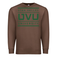Chestnut Utah Valley University Premium Sweatshirt - linhVisuals