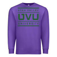 Purple Utah Valley University Premium Sweatshirt - linhVisuals