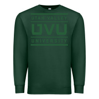 Sports Green Utah Valley University Premium Sweatshirt - linhVisuals