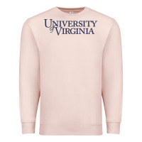 Pale Pink University of Virginia Premium Sweatshirt - linhVisuals