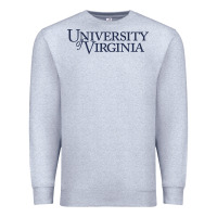 Heather Grey University of Virginia Premium Sweatshirt - linhVisuals
