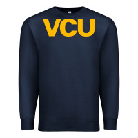 Navy Virginia Commonwealth University Premium Sweatshirt - linhVisuals