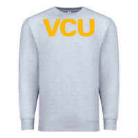 Heather Grey Virginia Commonwealth University Premium Sweatshirt - linhVisuals