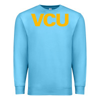Ocean Blue Virginia Commonwealth University Premium Sweatshirt - linhVisuals