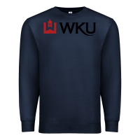 Navy Western Kentucky University Premium Sweatshirt - linhVisuals