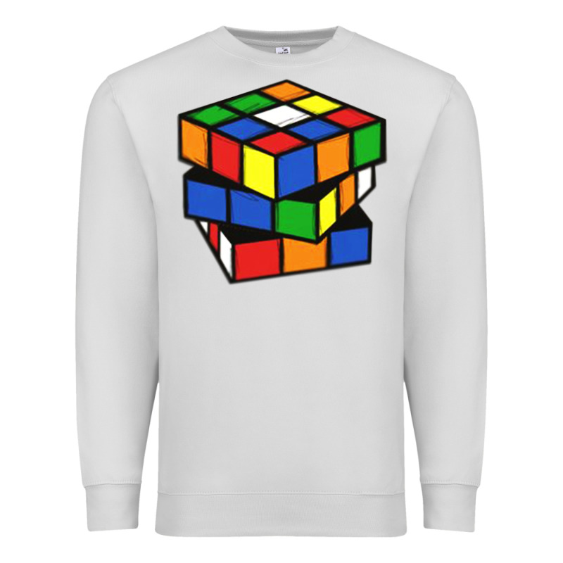 Rubik Cube Premium Sweatshirt by linhVisuals | Teevron