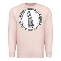 Pale Pink University of Virginia Premium Sweatshirt - linhVisuals