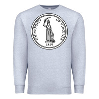 Heather Grey University of Virginia Premium Sweatshirt - linhVisuals