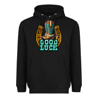 Black good luck Heavyweight Hoodie - JahusDesignShop