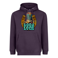 Plum good luck Heavyweight Hoodie - JahusDesignShop