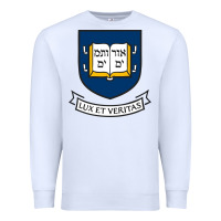 White Yale University Premium Sweatshirt - linhVisuals