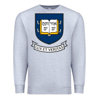 Heather Grey Yale University Premium Sweatshirt - linhVisuals