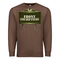 Chestnut front toward enemy distressed claymore mine military Premium Sweatshirt - linhVisuals