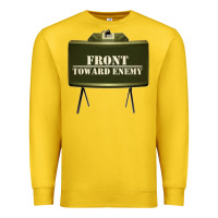 Lemon front toward enemy distressed claymore mine military Premium Sweatshirt - linhVisuals