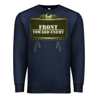 Navy front toward enemy distressed claymore mine military Premium Sweatshirt - linhVisuals