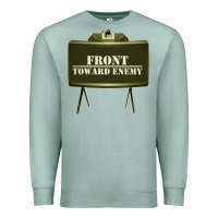 Seafoam front toward enemy distressed claymore mine military Premium Sweatshirt - linhVisuals