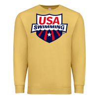 Antique Gold swimming team Premium Sweatshirt - linhVisuals