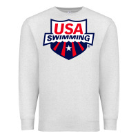 Oatmeal Heather swimming team Premium Sweatshirt - linhVisuals