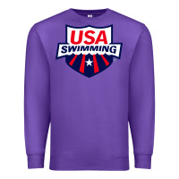 Purple swimming team Premium Sweatshirt - linhVisuals