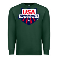 Sports Green swimming team Premium Sweatshirt - linhVisuals