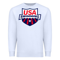 White swimming team Premium Sweatshirt - linhVisuals