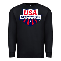 Black swimming team Premium Sweatshirt - linhVisuals