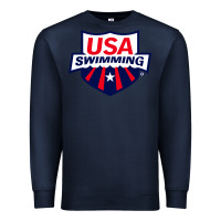 Navy swimming team Premium Sweatshirt - linhVisuals