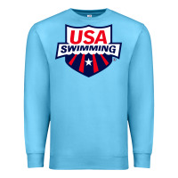 Ocean Blue swimming team Premium Sweatshirt - linhVisuals