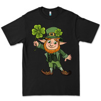 Black St. Patrick's day elf Premium Tee - CowGirlArtShop