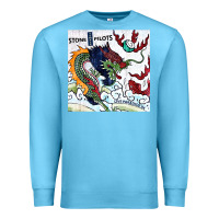 Ocean Blue stone temple pilot stp 2 Premium Sweatshirt - linhVisuals
