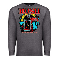 Charcoal Heather RUSH MUSIC Premium Sweatshirt - linhVisuals