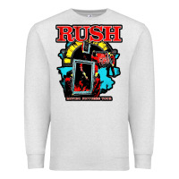 Oatmeal Heather RUSH MUSIC Premium Sweatshirt - linhVisuals