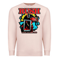 Pale Pink RUSH MUSIC Premium Sweatshirt - linhVisuals