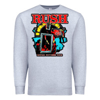Heather Grey RUSH MUSIC Premium Sweatshirt - linhVisuals